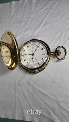 POKET/Or 18K Mouvement Lecoultre Chrono/Répétition Minute LIRE DESCRIPTION
