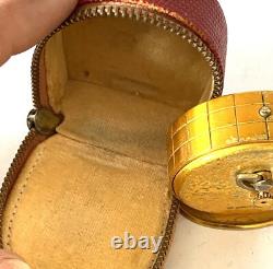 Petit Réveil Voyage Jaeger Mécanique Ancien Old Collection Watch Montre Suisse