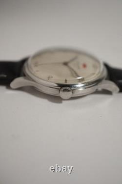 RARE JAEGER-LECOULTRE RESERVE DE MARCHE EN ACIER, 37 mm, AUTOMATIQUE