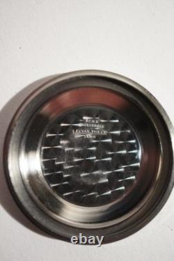 RARE JAEGER-LECOULTRE RESERVE DE MARCHE EN ACIER, 37 mm, AUTOMATIQUE