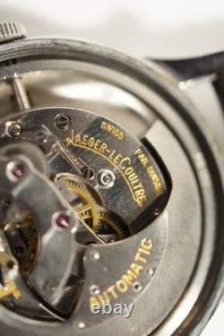 RARE JAEGER-LECOULTRE RESERVE DE MARCHE EN ACIER, 37 mm, AUTOMATIQUE