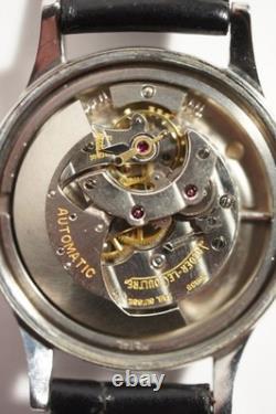 RARE JAEGER-LECOULTRE RESERVE DE MARCHE EN ACIER, 37 mm, AUTOMATIQUE