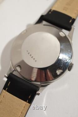 RARE JAEGER-LECOULTRE RESERVE DE MARCHE EN ACIER, OVERSIZE 37 mm, AUTOMATIQUE