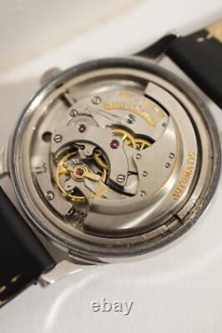 RARE JAEGER-LECOULTRE RESERVE DE MARCHE EN ACIER, OVERSIZE 37 mm, AUTOMATIQUE