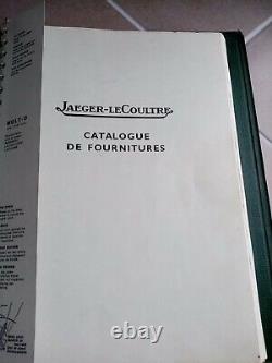 Rare Catalogues De Fournitures Montres Jaeger Lecoultre