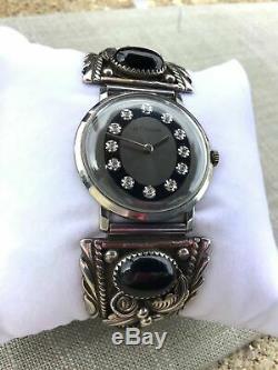 Rare Jaeger-Le Coultre solid white gold wristwatch with diamond dial unisex