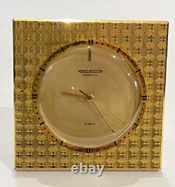 Rare Reveil De Voyage Jaeger Lecoultre / Hermes Memovox @ Fonctionne @ Clock