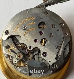 Rare Reveil De Voyage Jaeger Lecoultre / Hermes Memovox @ Fonctionne @ Clock