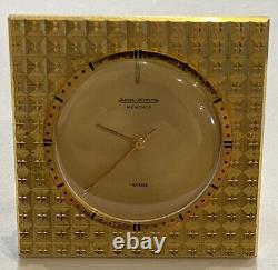 Rare Reveil De Voyage Jaeger Lecoultre / Hermes Memovox @ Fonctionne @ Clock