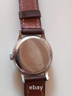 Rare montre vintage JAEGER LECOULTRE militaire cal. P. 469 des 40's/50's Acier
