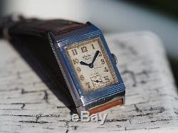 Reverso Jaeger-Lecoultre 1930s first series rare vintage watch montre art déco