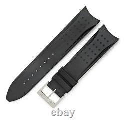 Sangle De Ceinture Jaeger-Lecoultre Authentique Avec Boucle 22Mm Noire