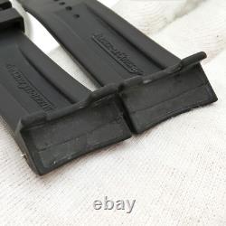 Sangle De Ceinture Jaeger-Lecoultre Authentique Avec Boucle 22Mm Noire