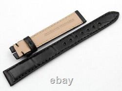 Sangle Jaeger-LeCoultre Remplacement Lady Montres Tenon 14mm Alligator Noir Cool