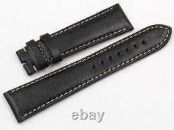 Sangle Jaeger Lecoultr Bracelet 21mm Cuir Noir Geographic Promotion Montre