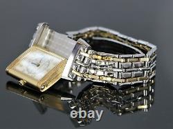 Taille moyenne JAEGER LECOULTRE REVERSO Acier 18k or Jaune Montre 250.5.11 date