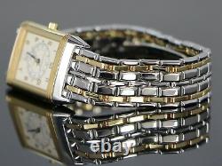 Taille moyenne JAEGER LECOULTRE REVERSO Acier 18k or Jaune Montre 250.5.11 date