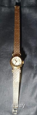 Très belle montre femme vintage JAEGER LECOULTRE boîtier et bracelet or 18 carat