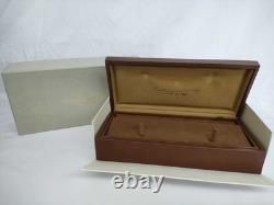 VINTAGE AUTHENTIQUE Jaeger-LeCoultre boîte de montre boîtier bois cuir