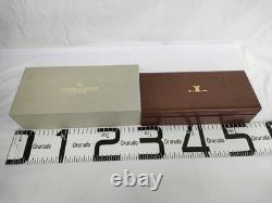 VINTAGE AUTHENTIQUE Jaeger-LeCoultre boîte de montre boîtier bois cuir