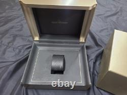 VINTAGE AUTHENTIQUE Jaeger-LeCoultre boîte de montre boîtier bois cuir