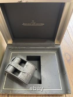 VINTAGE AUTHENTIQUE Jaeger-LeCoultre boîte de montre boîtier bois cuir