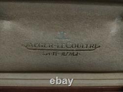 VINTAGE AUTHENTIQUE Jaeger-LeCoultre boîte de montre boîtier bois cuir