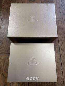 VINTAGE AUTHENTIQUE Jaeger-LeCoultre boîte de montre boîtier bois cuir