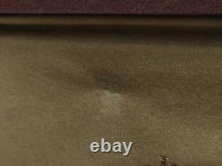 VINTAGE AUTHENTIQUE Jaeger-LeCoultre boîte de montre boîtier bois cuir