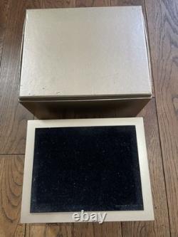 VINTAGE AUTHENTIQUE Jaeger-LeCoultre boîte de montre boîtier bois cuir