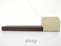VINTAGE AUTHENTIQUE Jaeger-LeCoultre boite montre boîtier bois cuir lot de