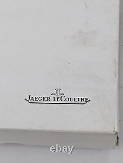 VINTAGE ORIGINE JAEGER-LECOULTRE Coffret à montre BLANC bois cuir 230905007yS