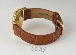 Vintage 1950s Homme Jaeger Lecoultre Memovox Montre 18K or Jaune W / Alarme Disc