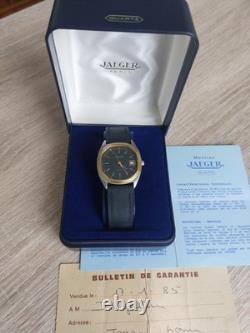 Vintage 1985 JAEGER Paris Quartz Full Set with Original Box & Papers