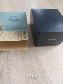 Vintage 1985 JAEGER Paris Quartz Full Set with Original Box & Papers