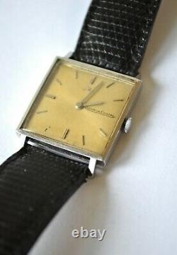 Vintage Jaeger Le-Coultre square in stainless steel with caliber K819