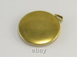 Vintage Jaeger Lecoultre 18k Gold Ultra Slim Pocket Watch k818/1c