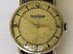 Vintage Jaeger Lecoultre Hand Wind Cal 475 Working Condition 30mm Swiss Watch
