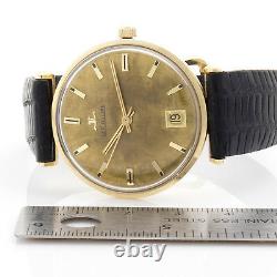 Vintage LECOULTRE 14k solide or jaune avec manuel Mouvement