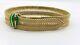 Vintage LeCoultre 14K or Jaune Bracelet Montre Émail Fermoire 62.6 Grammes