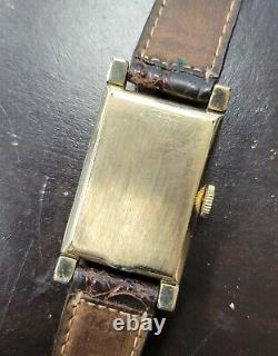 Vintage Lecoultre remontage automatique mécanique Gold Filled Bracelet-montre