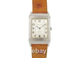 Vintage Montre Jaeger-lecoultre Reverso 252.8.86 38mm Acier Quartz Watch 5550