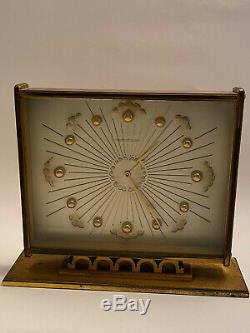 Vintage pendulette de bureau JAEGER LECOULTRE desk clock 1960